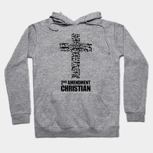 2nd Amendment Christian, black Hoodie